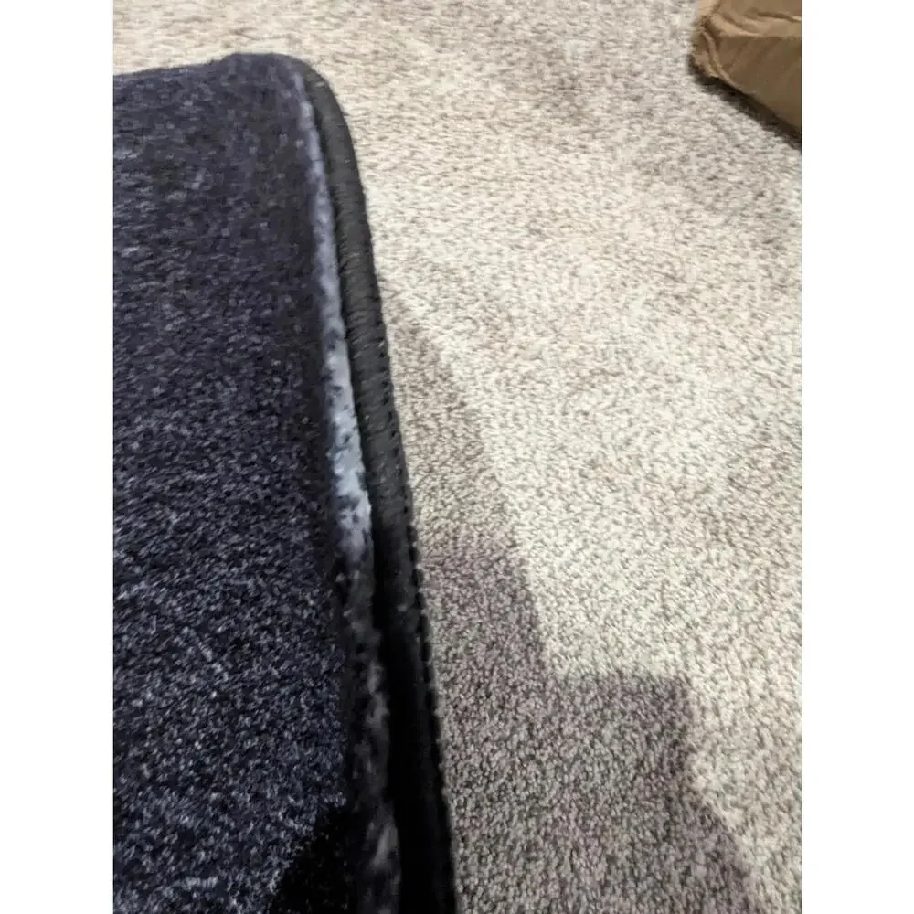 NEW 8 Ball Tufted Rug Large Black & White 30